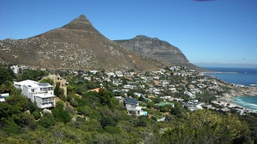 landscape mountain sea