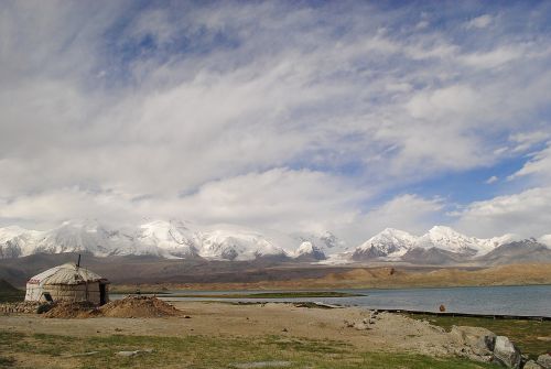 landscape yurt lake