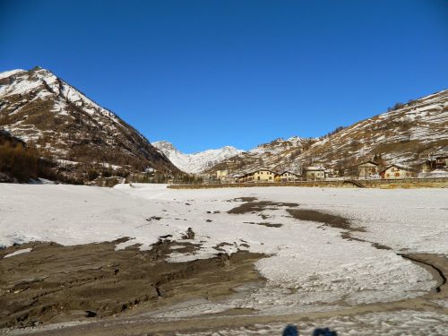 landscape winter mountains