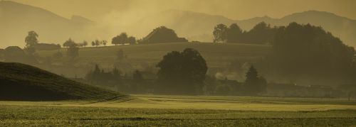 landscape autumn morgenstimmung