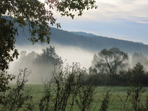 landscape fog haze