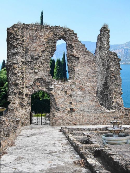 landscape ruins castle