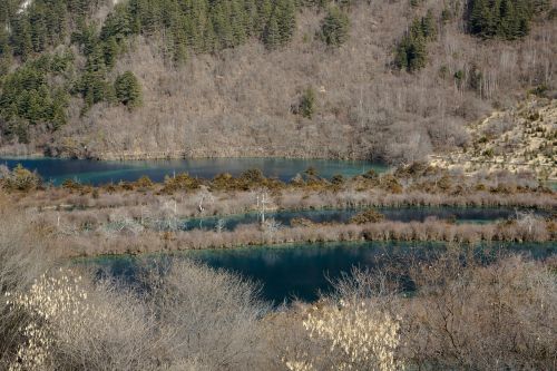 landscape scenery jiuzhaigou