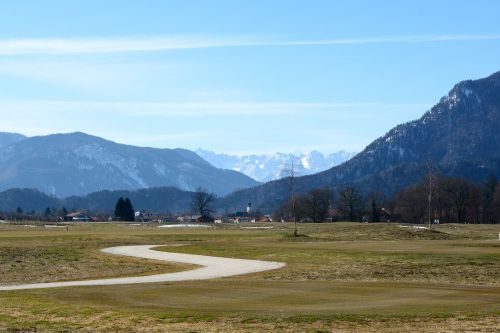 landscape chiemgau mountains