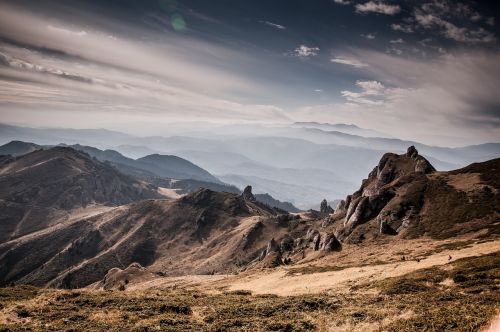 landscape mountains hills