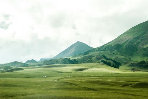 landscape mountains hills