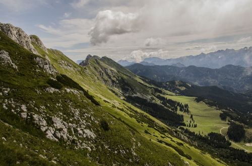 landscape mountains hills