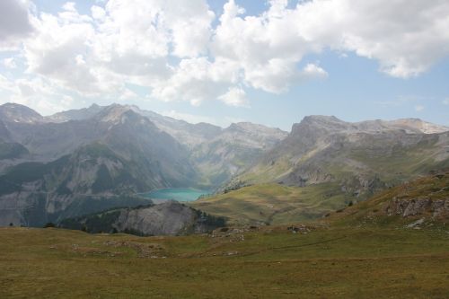 landscape lake mountains