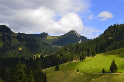 landscape austria mountains