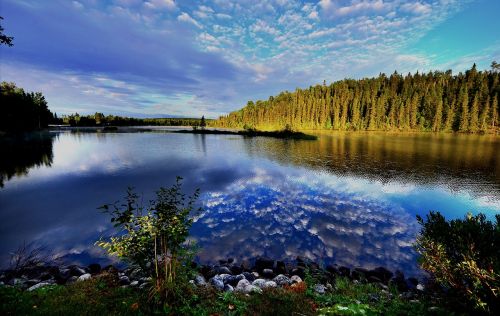 landscape lake nature