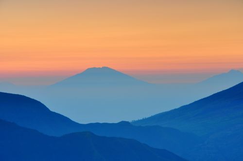 landscape mountains hills