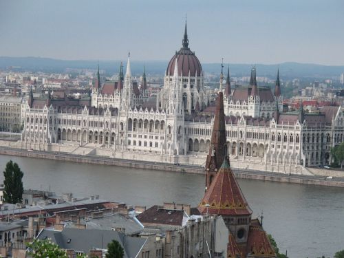 landscape budapest parliament