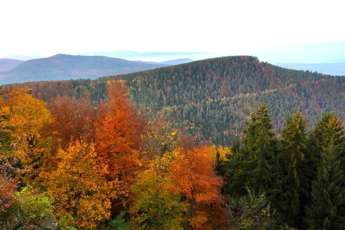 landscape mountains autumn