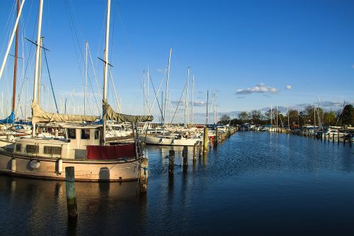 landscape dock sailboat