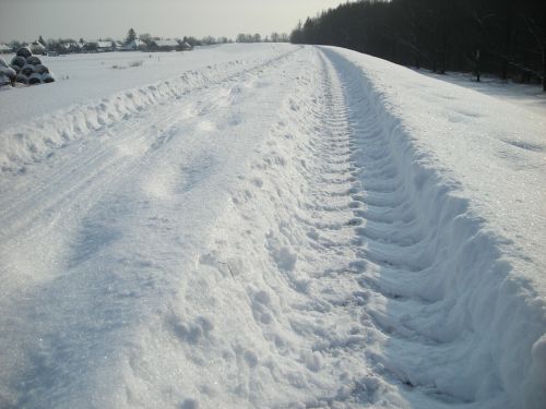 landscape winter snow