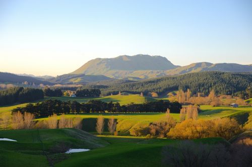 landscape mount kahuranaki new zealand