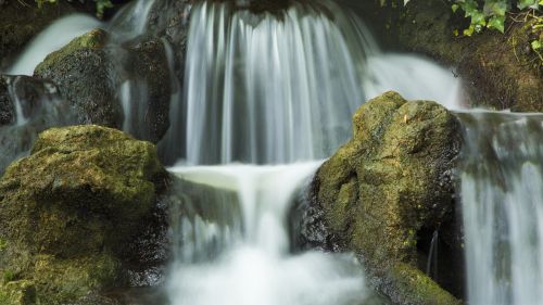 landscape beautiful water flow