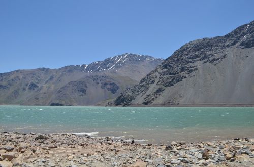 landscape mountain mountain river