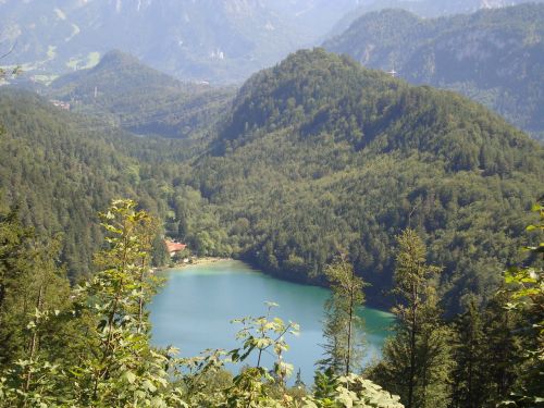 landscape lake mountains