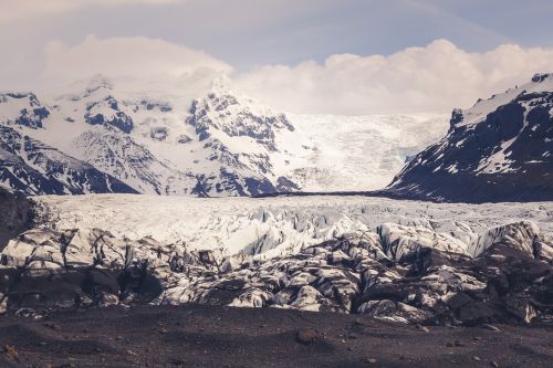 landscape mountains snow