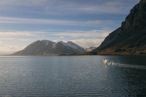 landscape mountains lake
