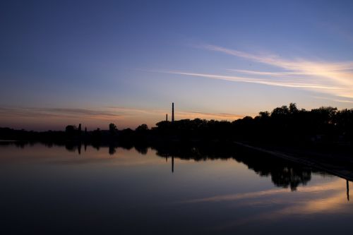 landscape evening sunset