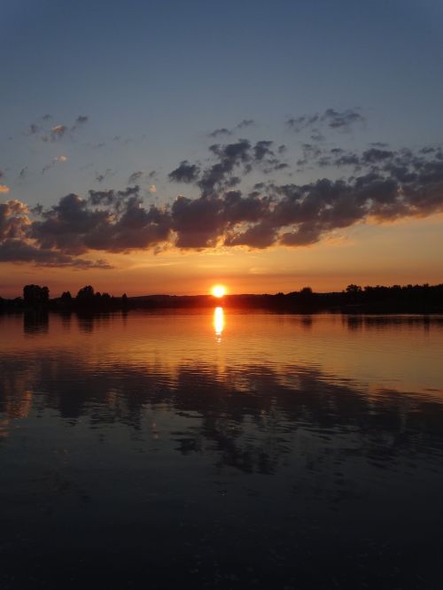 landscape poland sunset