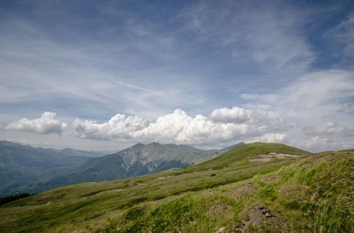 landscape mountain sky