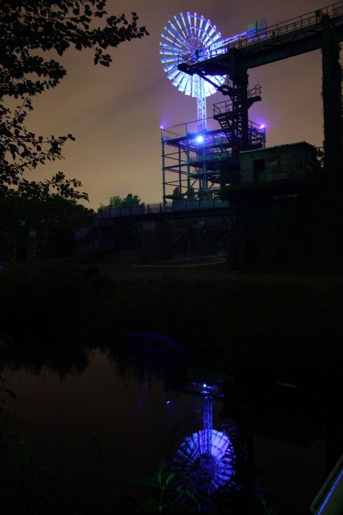 landscape park duisburg pinwheel light