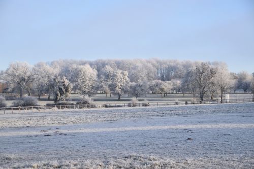 landscapes winter normandy