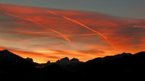 landscapes sky morning