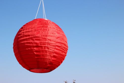 lantern red ball