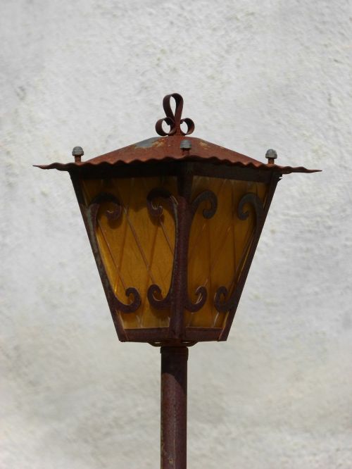 lantern old rusty