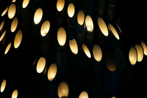 lantern fire bamboo lantern