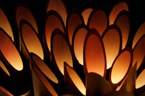 lantern fire bamboo lantern