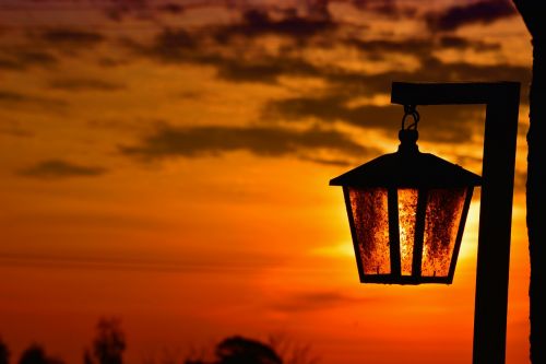 lantern sunset lanterns