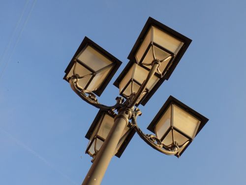 lantern post sky