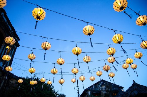 lantern  hoi-an  vietnam