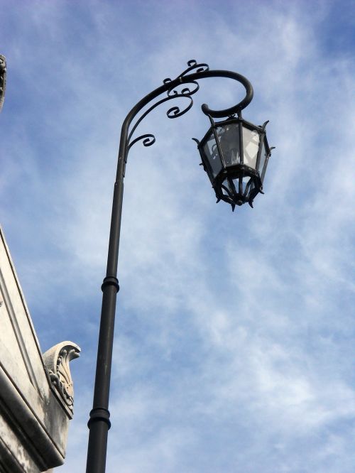 lantern street lamp iron