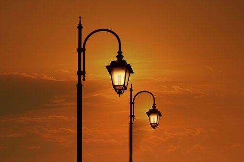 lantern  sunset  sky