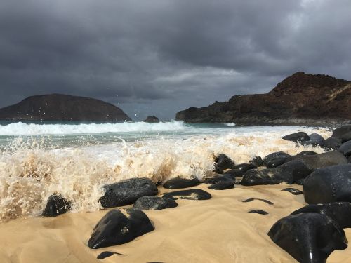 lanzarote beach sea