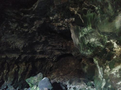lanzarote cave of the green inside