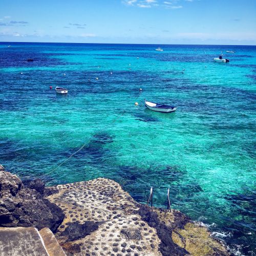 lanzarote coast sea