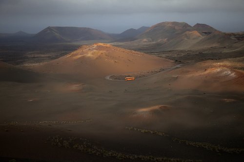 lanzerote  volcanic landscape  mountains