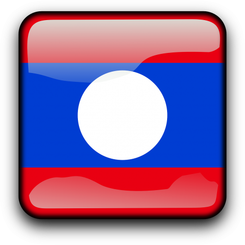 lao people's democratic republic flag country