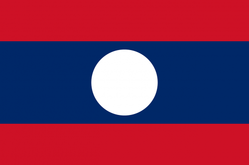 laos flag national flag
