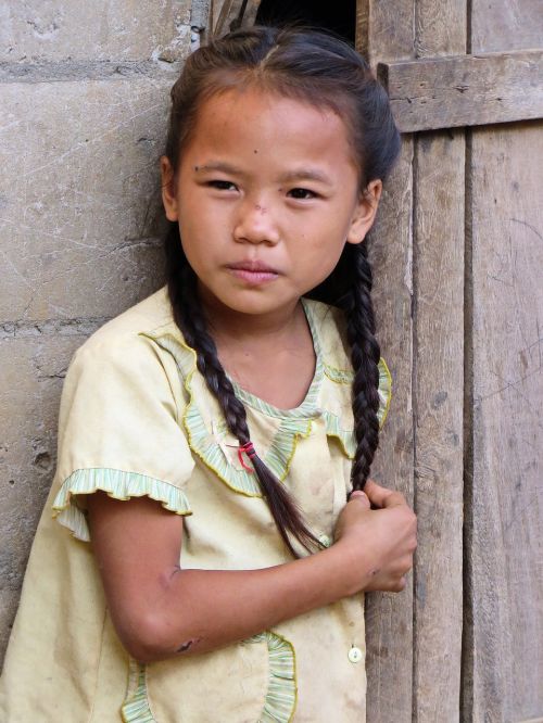 laos little girl hmong