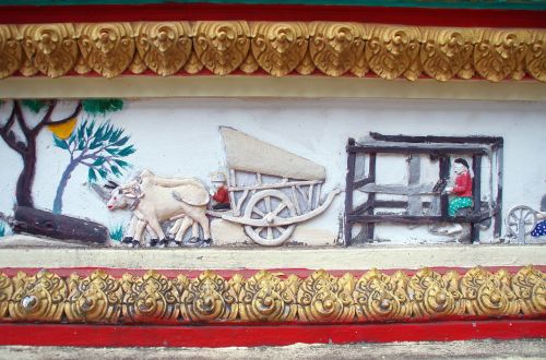 laos vientiane mosaic