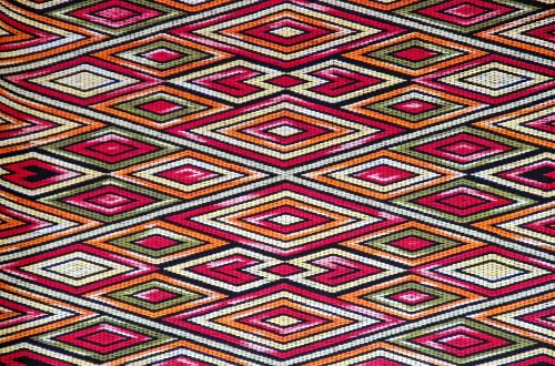 laos weaving fabric