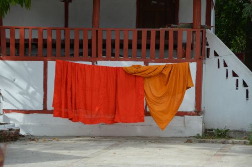 laos monk temple